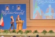 استاندار آذربایجان شرقی در مراسم معارفه سیلی خورد! / فیلم