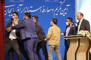 دلجویی نمایندگان مجلس از استاندار جدید آذربایجان شرقی / فیلم