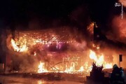 آتش‌سوزی در نزدیکی مرکز هسته‌ای اسرائیل / فیلم