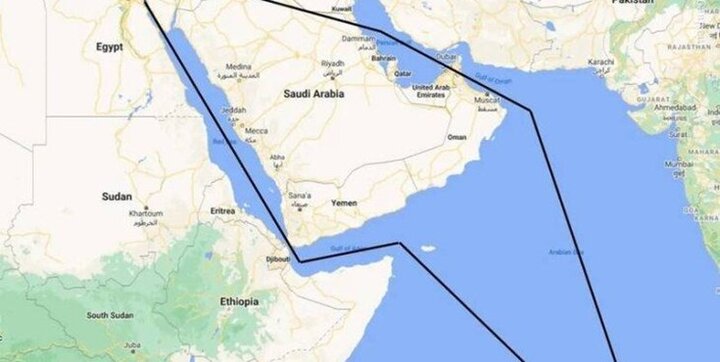 پرواز بی‌سابقه بمب افکن بی-۱ نیروی هوایی ارتش آمریکا بر فراز خلیج فارس و دریای عمان