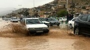 وضعیت اسفناک آزادراه تهران - کرج، پس از بارندگی امروز / فیلم