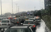 پلیس: وضعیت ترافیک تهران طبیعی است / ترافیک در تهران هنوز جا دارد! + فیلم