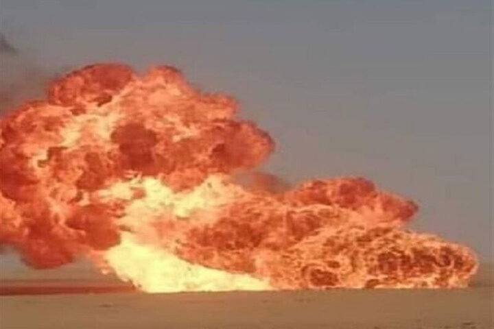 حادثه در خط لوله انتقال نفت در روستای «رمیص» خوزستان / فیلم
