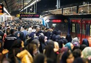 وضعیت عجیب ایستگاه متروی دروازه شمیران و ازدحام مسافران / فیلم