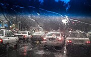 ترافیک و باران تهران را قفل کرد!