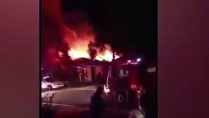 ویدیو هولناک از مرگ تلخ ۴ کودک یک خانواده در میان شعله های آتش 