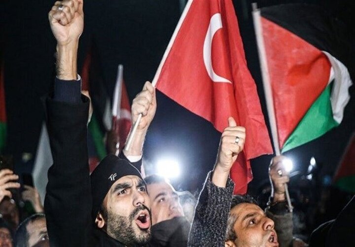  تظاهرات در ترکیه علیه رجب طیب اردوغان پس از سقوط بی سابقه لیر