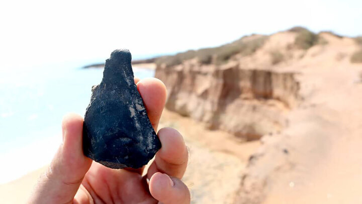 ردپای انسان دوره پارینه سنگی در جزیره هرمز کشف شد / عکس