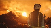 آتش سوزی وحشتناک در یورکشایر انگلیس / فیلم