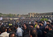 پخش گزارش تجمع امروز اصفهان در صدا و سیما / فیلم