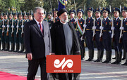 دیدار رئیسی با رییس‌جمهور تاجیکستان / فیلم
