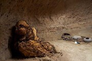 جسد وحشتناک مومیایی ۱۲۰۰ ساله طناب پیچ شده / فیلم