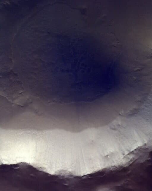 یخ در مریخ
