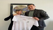 علی دایی با سفیر استرالیا در ایران دیدار کرد