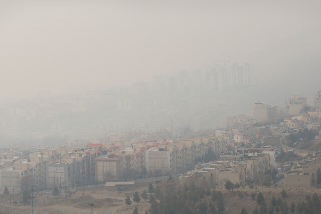 وضعیت وخیم آلودگی هوای تهران در ۲۰ ایستگاه / شاخص آلوده‌ترین ایستگاه چقدر است؟