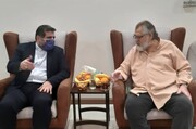 عیادت وزیر ارشاد از نادر طالب‌زاده
