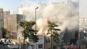 آتش‌سوزی وحشتناک در بلوار وکیل‌آباد مشهد / فیلم