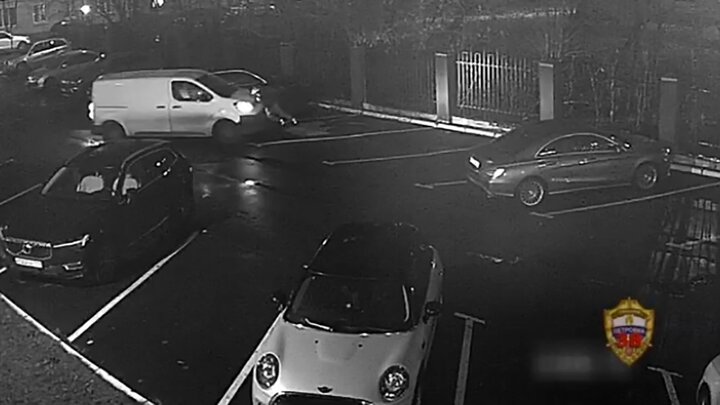 سرقت خودروی ون از داخل پارکینگ به شیوه عجیب / فیلم