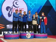 تیم ملی وزنه‌برداری مردان ایران نایب قهرمان جهان شد