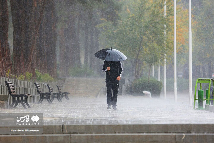 گزارش هواشناسی ۲۷ آذر ۱۴۰۰ / بارش باران امروز در این استان‌ها شدت می‌گیرد