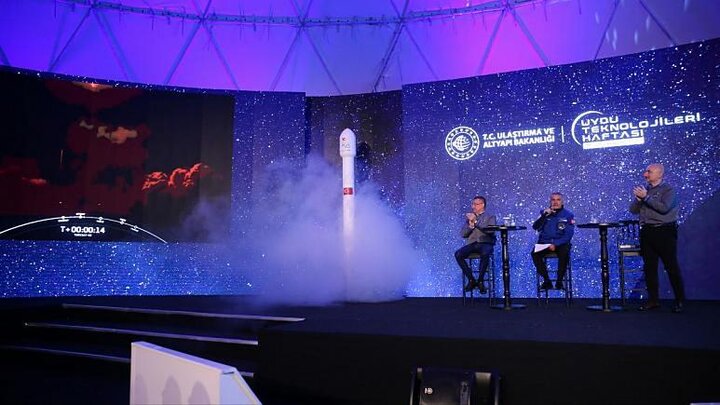 پرتاب «قدرتمندترین» ماهواره ترکیه به فضا 