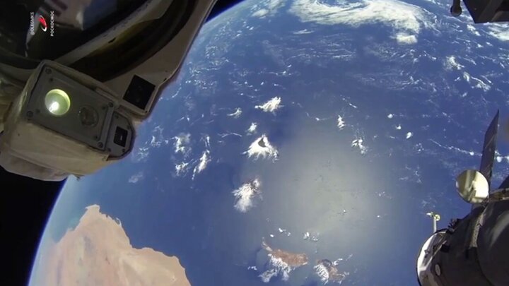 تصاویر دیده نشده و تماشایی ایستگاه فضایی از کره زمین/ فیلم