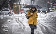 هشدار به تهرانی ها / آغار بارش برف و باران از فردا ۲ دی ۱۴۰۰