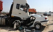 تصادف هولناک تریلی با پژو در اصفهان / ۵ نفر کشته شد