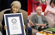 جشن تولد پیرترین زن جهان / عکس