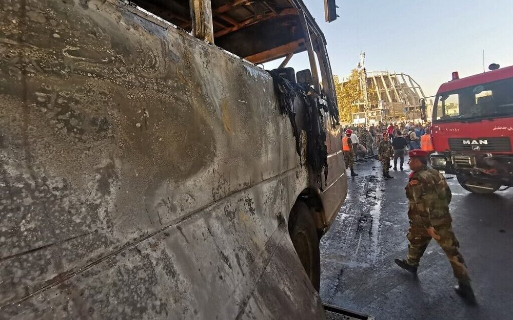 حمله داعش به اتوبوس نظامی در سوریه با ۵ کشته