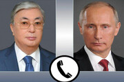 گفتگوی تلفنی روسای جمهور روسیه و قزاقستان