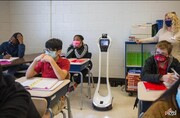 این ربات هوشمند به جای یک دانش آموز به مدرسه می‌رود/ تصاویر