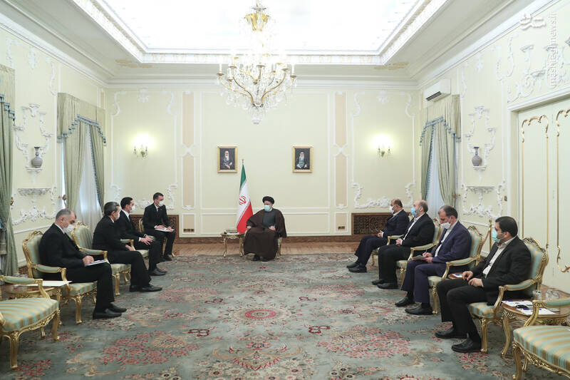 دیدار معاون رییس‌جمهور ترکمنستان با رئیسی / تصاویر