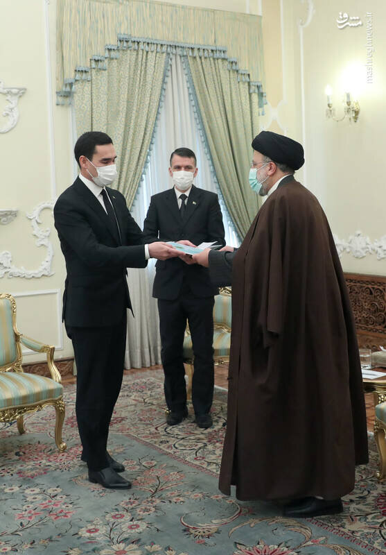دیدار معاون رییس‌جمهور ترکمنستان با رئیسی / تصاویر