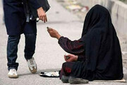 درآمد باورنکردنی یک زن متکدی در تهران لو رفت / فیلم