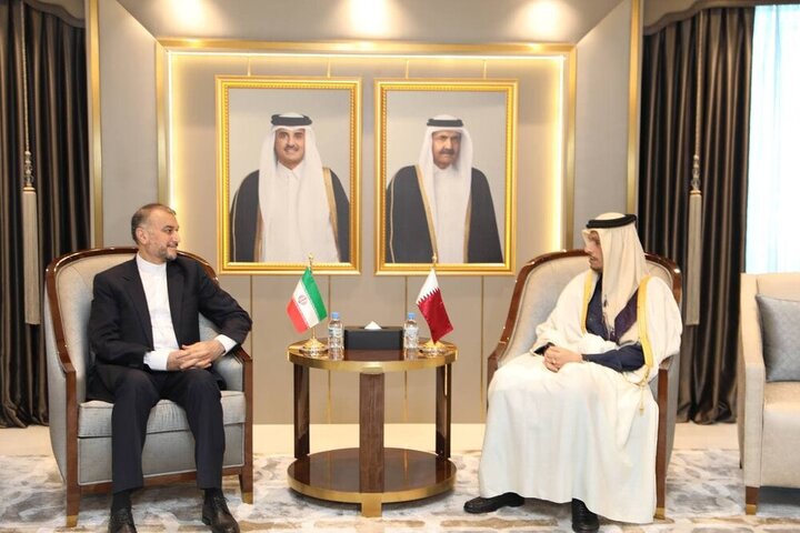وزرای خارجه ایران و قطر دیدار کردند