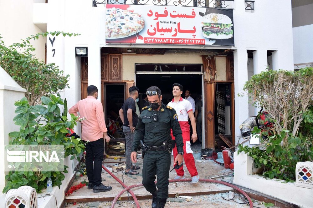 آتش سوزی در هتل پارسیان کیش