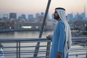 رونمایی از پل ۱۰۷ میلیون دلاری در دبی با طرح بی نهایت / فیلم