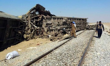 دهها زخمی در پی انفجار ریل قطار در بلوچستان پاکستان