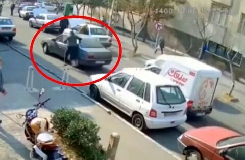 دستگیری سارقین خودرو به روش تصادف ساختگی در تهران / فیلم