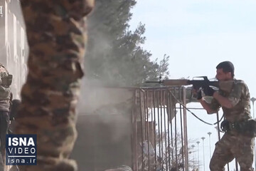 ادامه درگیری خونین با داعش در سوریه / فیلم