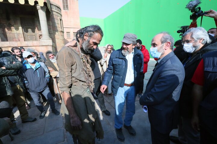 رییس صداوسیما از پشت صحنه سریال «سلمان فارسی» بازدید کرد / عکس
