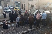 یک کشته و شش مصدوم درپی تصادف قطار با وانت در ورامین تهران / فیلم
