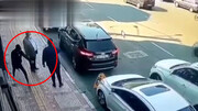 لحظه سرقت گوشی آیفون ۱۳ در پیاده رویی در تهران / فیلم