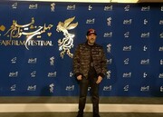 مهران غفوریان و جواد عزتی در جشنواره فیلم فجر / عکس