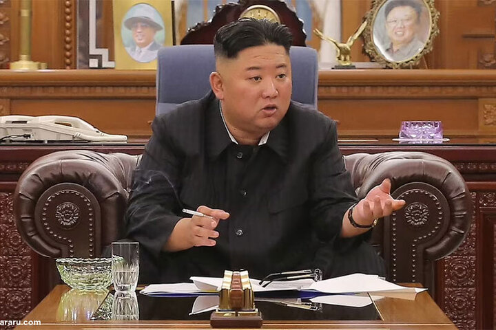 انتشار تصاویری از لاغری عجیب رهبر کره شمالی سوژه شد! / فیلم