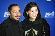 حضور فرشته حسینی و نوید محمدزاده کنار هم در جشنواره فیلم فجر / فیلم