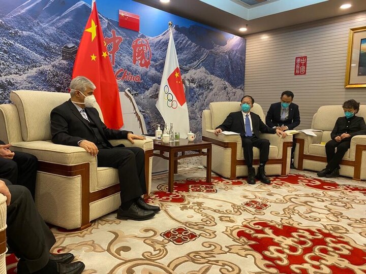 وزرای ورزش ایران و چین در پکن دیدار کردند