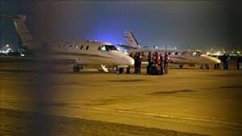 هواپیمای موساد در دوحه فرود آمد