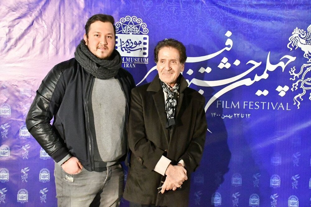 ابوالفضل پورعرب با پسرش در موزه سینما/ عکس 